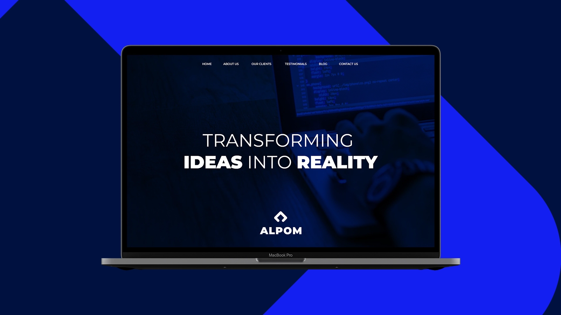 Alpom's visual identity project case study